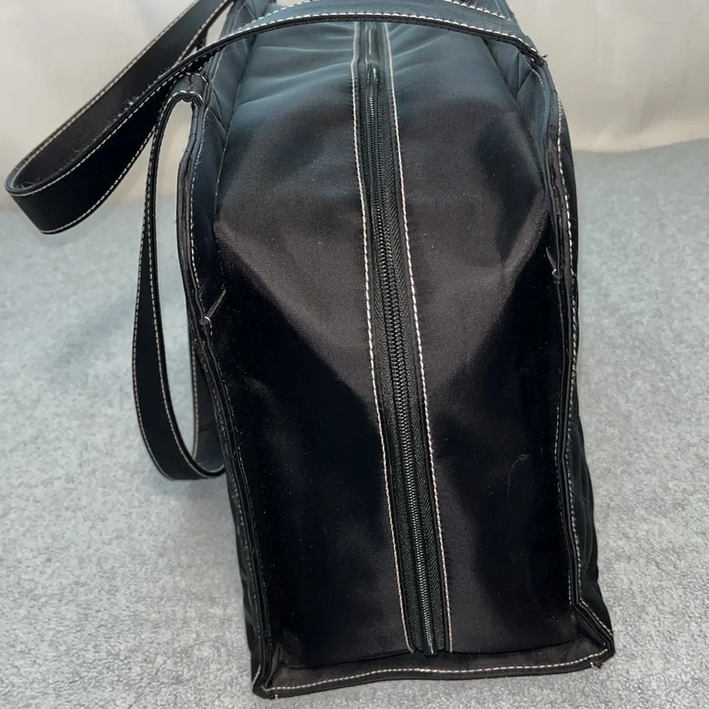 Mary Kay Quilted Tote Bag Zipper Consultant Shoulder Black